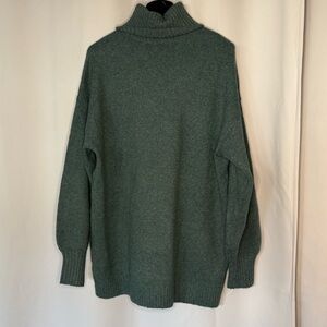 BP Green Oversized Turtleneck Sweater